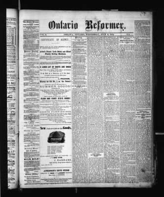 Ontario Reformer, 2 Jul 1873