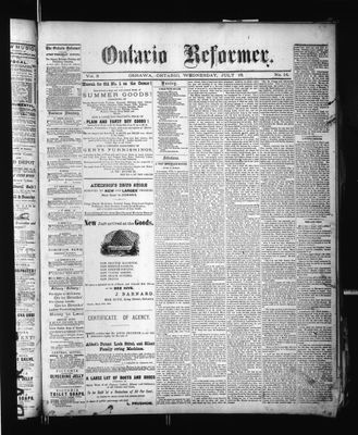 Ontario Reformer, 16 Jul 1873