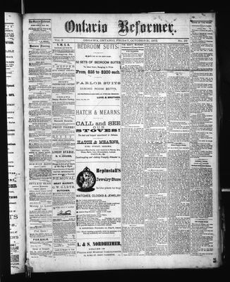 Ontario Reformer, 31 Oct 1873