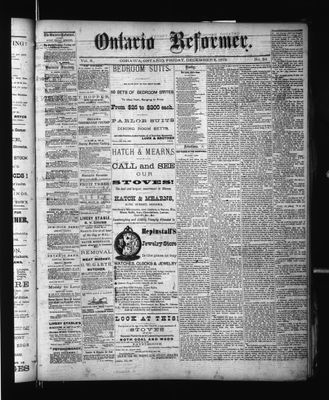 Ontario Reformer, 5 Dec 1873