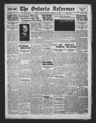 Ontario Reformer, 11 Feb 1922