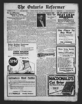 Ontario Reformer, 16 Feb 1922