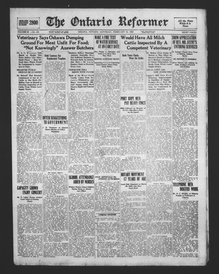 Ontario Reformer, 25 Feb 1922