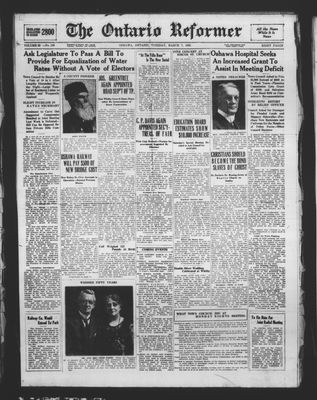 Ontario Reformer, 7 Mar 1922