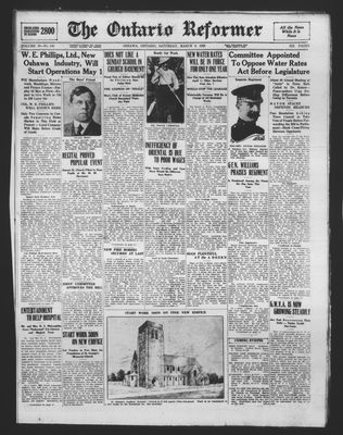 Ontario Reformer, 11 Mar 1922