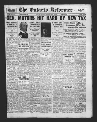 Ontario Reformer, 25 May 1922