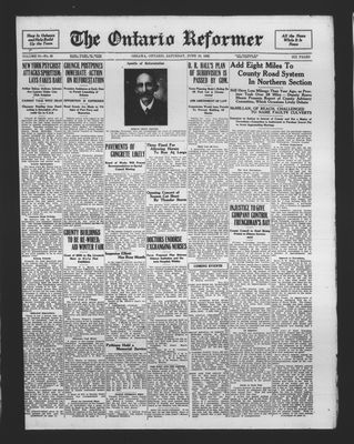 Ontario Reformer, 10 Jun 1922