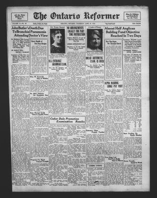 Ontario Reformer, 29 Jun 1922