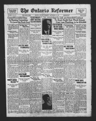 Ontario Reformer, 30 Sep 1922