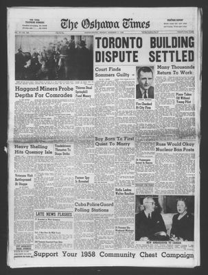 The Oshawa Times, 3 Nov 1958