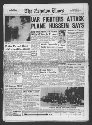 The Oshawa Times, 10 Nov 1958