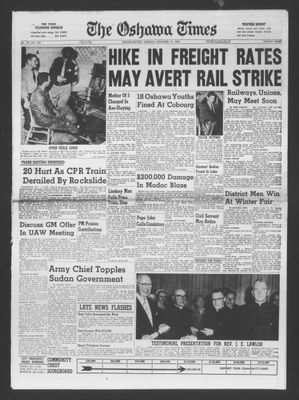 The Oshawa Times, 17 Nov 1958