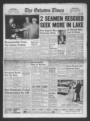 The Oshawa Times, 19 Nov 1958