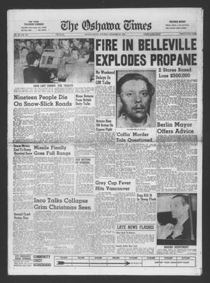 The Oshawa Times, 29 Nov 1958