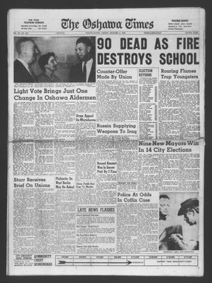 The Oshawa Times, 2 Dec 1958