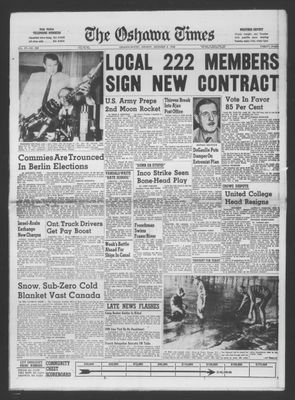 The Oshawa Times, 8 Dec 1958