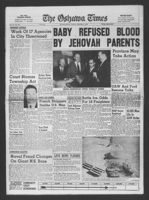 The Oshawa Times, 9 Dec 1958