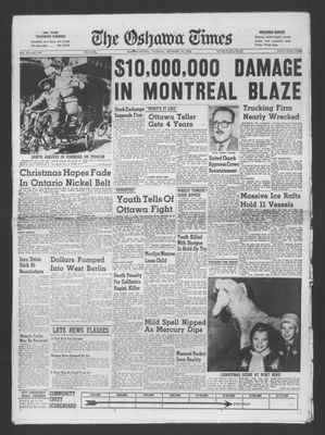 The Oshawa Times, 18 Dec 1958