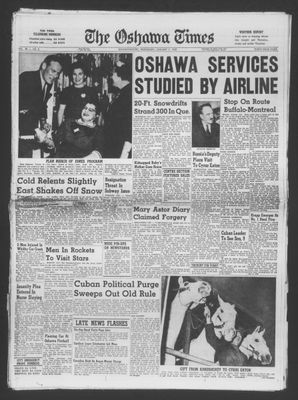 The Oshawa Times, 7 Jan 1959