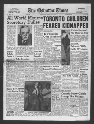 The Oshawa Times, 25 May 1959