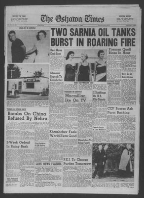 The Oshawa Times, 31 Aug 1959