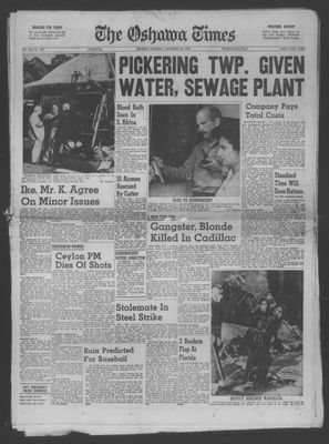 The Oshawa Times, 26 Sep 1959