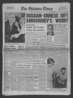 The Oshawa Times, 7 Oct 1959