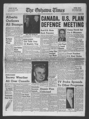 The Oshawa Times, 4 Nov 1959