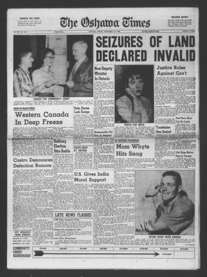 The Oshawa Times, 13 Nov 1959