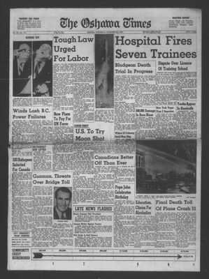 The Oshawa Times, 25 Nov 1959