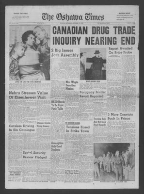 The Oshawa Times, 12 Dec 1959