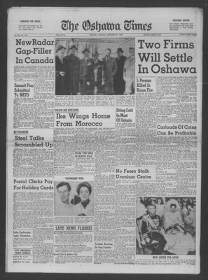 The Oshawa Times, 22 Dec 1959