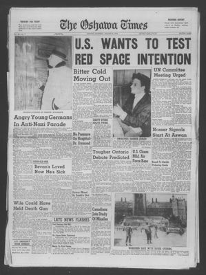 The Oshawa Times, 9 Jan 1960