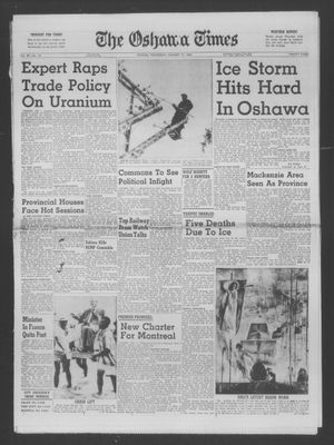 The Oshawa Times, 13 Jan 1960