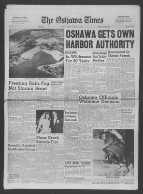 The Oshawa Times, 15 Jan 1960