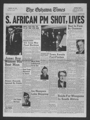 The Oshawa Times, 9 Apr 1960