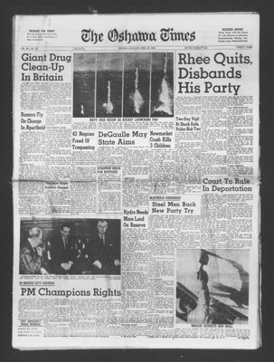 The Oshawa Times, 23 Apr 1960