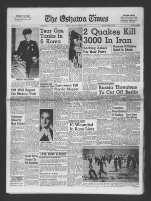 The Oshawa Times, 25 Apr 1960