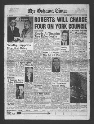 The Oshawa Times, 11 May 1960