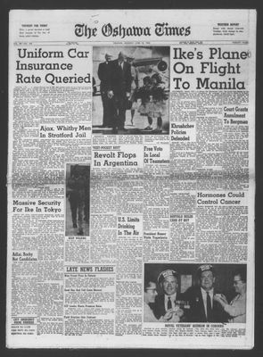 The Oshawa Times, 13 Jun 1960