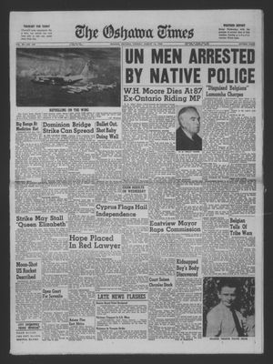 The Oshawa Times, 16 Aug 1960