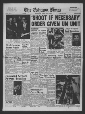 The Oshawa Times, 18 Aug 1960