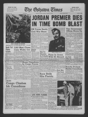 The Oshawa Times, 29 Aug 1960