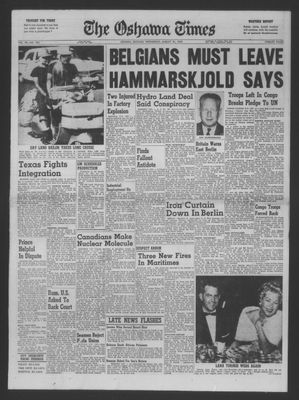 The Oshawa Times, 31 Aug 1960