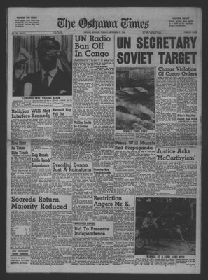 The Oshawa Times, 13 Sep 1960