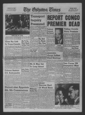 The Oshawa Times, 17 Sep 1960