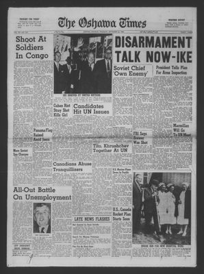 The Oshawa Times, 22 Sep 1960