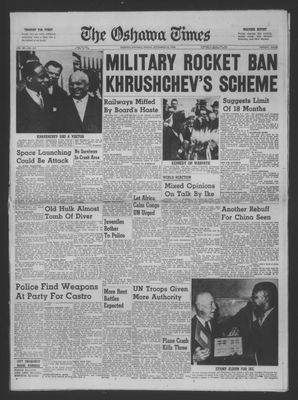 The Oshawa Times, 23 Sep 1960