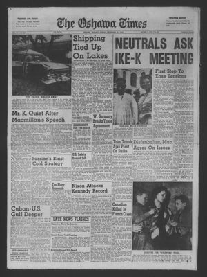 The Oshawa Times, 30 Sep 1960