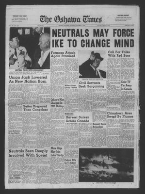 The Oshawa Times, 1 Oct 1960